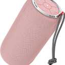 Monster S310 Upgraded Bluetooth Speaker, 30W Portable Speaker, 360° Stereo Sound with Punchy bass, TWS Pairing, IPX6 Waterproof, Bluetooth 5.2, 24H Playtime, Perfect for Home, Outdoor, Beach, Pink