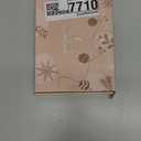 UNIQOOO 8 Set Christmas Acrylic Rectangle Photo Ornaments for Display Picture, 2"x 3" Acrylic Hanging Photo Frame, Double-Sided Picture Frames for Home, Party, Tree Decorations(Silver)