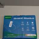 Heated Throw Blanket 50''x60'' Electric Blanket with 9 Heating Levels 10 Timer Modes Auto-Off Fast Heating Overheat Protection ETL Certified Machine Washable Gift, Grey