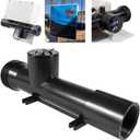 Pool Ionizer,4CH4002-R Pool Cleaner Ionizer Replacement Chamber for Hybrid Pool Treatment System, Fit for Above-Ground Pool, Hot Tub/Spa, In-Ground Pool (4CH4002-R)