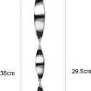 Besmon Woodpecker Bird Scare DevicesReflective Scare Rods Control Device to Keep Birds Away from Patio PoolChristmas Reflective Strip Hanging Home as Decoration (12PCS)