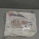 Duvet Cover Protector for Toddler Comforter, 100% Cotton, Zipper to Block Blanket from Dust Fits Standard Crib & Toddler Bed, 33x42 Inch, White