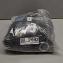 NICETOWN Pitch Black Solid Thermal Insulated Grommet Blackout Curtains/Drapes for Bedroom Window (2 Panels, 42 inches Wide by 63 inches Long, Black)