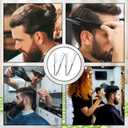 3 x 2PCS Texture Comb, Wide Tooth Styling Comb, Roots Volume Tool, Men Pompadour Hairstyling Combs, Bangs Seam Grooming Accessory for Woman, for Barber Hairdressing Hair Pick Combs (GREY PINK)