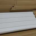 Slatwall Panel Wall Storage Systems, 4x8 ft Slat Wall Paneling Garage Wall Organizer with Five Hooks, Heavy Duty Wall Mounted PVC Wall Rack, White