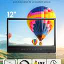 Desobry 12 Inch Small Smart TV, LCD Flat Screen Smart TV with WiFi, Built-in 180Adjustable Stand/ATSC Tuner/HDMI/AV/USB for Kitchen, Bedroom, Camping, RV, Small Space