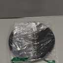 New Star Foodservice 24913 Non-Slip Tray, Plastic, Rubber Lined, Round, 11-inch, Black