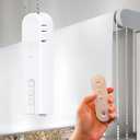 Aura Roller Smart Shade Driver, Remote Control & WiFi Dongle | Automate Existing Blinds | Beaded Window Shade Compatible Up to 4x5ft | Rechargeable Battery | Set Schedules | Hands Free Voice Control