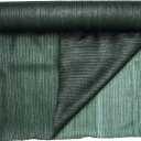 WindscreenSupplyCo] 60% 5'10'' x 100 FT Eyelets Shade Cloth Roll Sunblock Shade UV Resistant Net for Garden Greenhouse Flower Plant Patio Kennel, Green - PS6160GRN