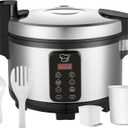 Large 15L Commercial rice cooker 84 cups cooked / 32 cups uncooked rice Electiric Rice Cooker & Rice Warmer | Automatic Warm | Stainless Steel | with One-Touch Operation