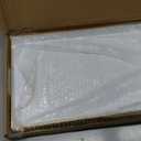 Spsyrine White Decorative Serving Tray with Handles, Elegant Plastic Coffee Table Tray for Ottoman, Living Room, Home Decor 15.6" X 10.2"