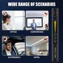 Portable Hidden Camera Detectors & GPS Tracker Detectors,Bug Anti Spy Camera Finder Detectors with 5 Sensitivity Modes,Hidden Bug Sweeper and Camera Detector for Home, Office, Travel, Hotels