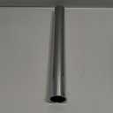 Flanged Sink Tailpiece 1-1/4" OD x 12", Brass Extension Tube for Trap, Inlet Waste Pipe Tubular Drain Connections, Chrome