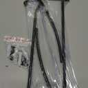 11 Inch 2 Pack Outdoor Plant Hanging Hooks for Wall:Metal Bracket for Hanging Baskets, Bird Feeders, Wind Chimes, Flower Baskets, Yoga Mat, Lanterns, Black