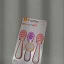 Munchkin Gentle Dip Baby Spoons for Self Feeding and Baby Led Weaning, 3 Pack, Pink/Purple