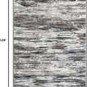 SIILOOM 8x10 Washable Area Rug, Non Slip Large Rug for Bedroom Living Room