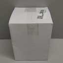 Dog Food Containers Set of 3 with Lids and Spoon Airtight Metal Dog Treat Snack Jars with DIY Labels Big Pet Cookie Storage Jar for Farmhouse Kitchen Counter(White)