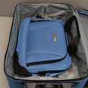 Rockland Fashion Softside Upright Luggage Set,Expandable, Blue, 2-Piece (14/19)