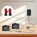 8.4V Charger for Heated Glove 7.4V Li-Polymer Battery Compatible with Savior Snow Deer Sun Will Heated Gloves, Heated Vest,Heated Socks Battery Charger