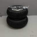 GICOOL 13x5.00-6 Rubber Lawn Mower Tire and Wheel, 2 Pcs Replacement 13x5-6nhs Riding Mowers Lawn Pneumatic Tire with Bearing Bore 3/4" & 5/8", 3" -4.5" Centered Hub