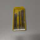 Four Blade Serrated Eccentric Drill Bits Eccentric Drill Bit Set Precision Ground for Metal/Wood/Plastic - Efficient Chip Removal & Heat Resistance, Long-Lasting Drill Bits Kit(4/5/6/8/10/12mm)