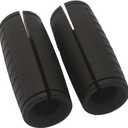 Weight Bar Grips Fit Standard Barbell, Dumbell Handles, Thick Bar Training Adapter For WeightLifting & Cable Attachments Fitness Training Rope Grips For Body Arm Forearm Builder Strength (Black)