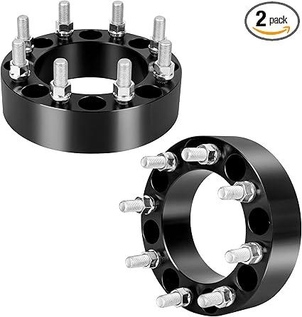 SCITOO 4Pcs ,Wheel Adapters 2 inch, Studs 2-8x180+14x1.5-134.2,  Lug Wheel Spacers No Hubcentric Fit for Jeep Wrangler 2007-2023,for Jeep Grand for Cherokee 1999-2023