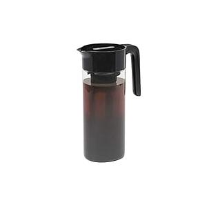 Goodful Cold Brew Iced Coffee Maker, Durable, Shatterproof Tritan Pitcher, Leak-Proof Lid, Large Capacity with Deluxe Stainless Steel Filter, 2.25-Quart, Black