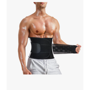 Men Waist Trainer Trimmer Tummy Control Compression Shapewear Body Shaper Sweat Belt Size 3XL
