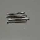 (6 PCS) 3/8 x 5 Stainless Steel Hex Lag Screws Bolts, 304 Stainless Steel Hexagon Head Lag Wood Screws, Partial Thread, by RoyceMart