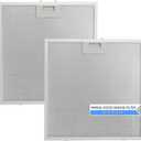 2Pack 13.75''x13.75'' Range Hood Grease Filters Compatible with GE JVX5300DJ1WW JVX5300BJ1TS JVX5300EJ1ES JVX5300SJ2SS Replace#: WB02X27207 AP6039217 4463981