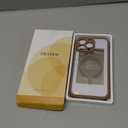 TIESZEN for iPhone 15 Pro Max Case, Compatible with MagSafe, Built-in Privacy Screen Protector and Camera Protection, Anti Spy Full Body Dustproof Shockproof Hard Phone Case 6.7", Brown