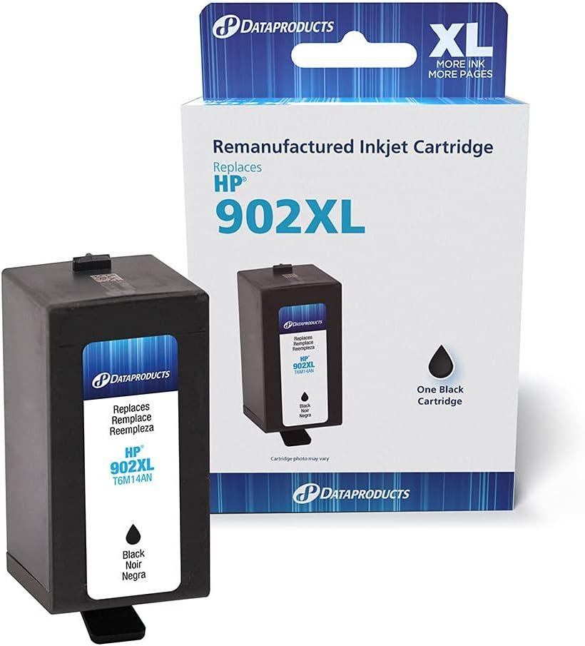 Dataproducts Brand Remanufactured Ink Cartridge Replacement for HP 902XL T6M14AN Black, 825