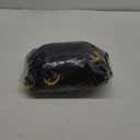 WENSINL Pack of 50 Spandex Black Chair Sashes with Gold Buckles, Stretch Chairs Sashes for Wedding Party Baby Shower Ceremony Event Decorations Chair Bands Bows (Black Sashes, Gold Buckles)