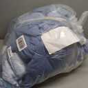 Mybedsoul King Size Comforter Set 7 Pieces, Bed in a Bag Soft Microfiber Bedding, Luxury Blue Floral Elegant Design, All Seasons Comforter Bed Set with Sheets, Pillowcases & Shams