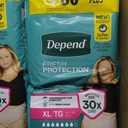 Depend Fresh Protection Adult Diapers, Incontinence & Postpartum Bladder Leak Underwear for Women, Disposable, Maximum, Extra-Large, Blush, 26 Count
