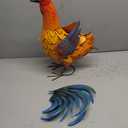 Rooster Statue Chicken Sculpture Garden Decoration Metal Yard Art for Yard Outdoor Decoration