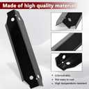 Hiorucet Grill Replacement Parts for Dyna-Glo Grill 3 Burner DGC310CNP-D DGC310RNP-D DGC310BNP-D DGB300CNP, Porcelain Steel Grill Grate, Heat Plate for Dyna-Glo 3-Burner Open Cart Propane Gas Grill