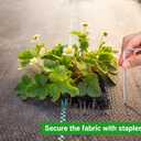 4x30ft Landscape Fabric Heavy Duty,Thicken Block Gardening Ground Cover Mat,Garden Cloth,Black Plastic Ground Cover,Commercial Driveway Fabric (4 * 30ft, 2Pack)