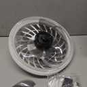 Ceiling Fans with Lights, Socket Fan Light with Remote Control, Dimmable Brightness 3000K-6500K Memory, Socket Modern Flush Mount Low Profile Ceiling Fan for Bedroom, Small Living Room, Kitchen White