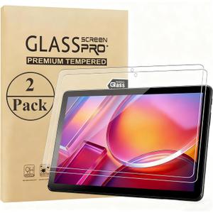 2 x 2 Pack Screen Protector for Vortex CMG101 / 10 Kids Pro/Vortex Btab 10 Tablet, Tempered Glass Film