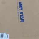 ANDY STAR Hand-Forged Gold Bathroom Mirrors for Wall, 30x40 Inch Vintage Solid Steel Metal Frame Bathroom Vanity Mirror, Antique Rounded Rectangle Wall Mirror, Hangs Horizontally or Vertically