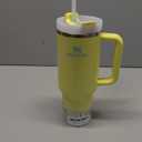 STANLEY Quencher H2.0 Tumbler with Handle and Straw 40 oz | Flowstate 3-Position Lid | Cup Holder Compatible for Travel | Insulated Stainless Steel Cup | BPA-Free | Pomelo