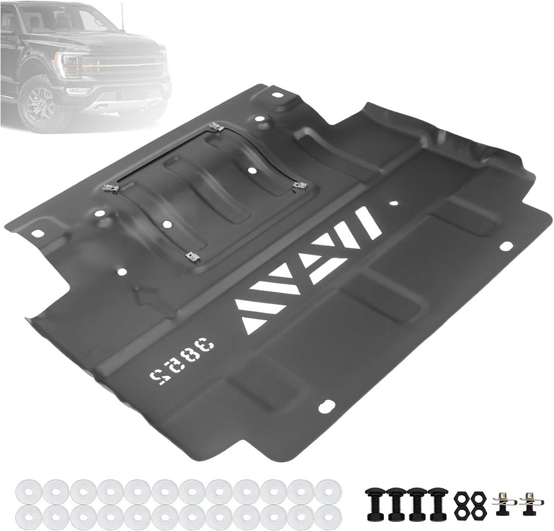 F150 Engine Splash Guard Shield Grill Compatible with 2015-2022 Ford F-150 Lower Front Engine Splash Guard Shield OEM# FL3Z-5D032-D, FL3Z-5D032-E, FL3Z-5D032-A