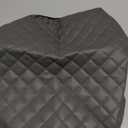 ISSYAUTO Center Console Cover Compatible with 2011-2016 Ford F250 F350 F450, 2011-2014 F150 with Jump Seat Console Leather Armrest Cover Center Console Cushion, Gray (Jump Seat Only)