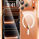 toushion 3 in 1 for iPhone 17 Pro Max Case Clear,Fits MagSafe, Not Yellowing, Screen Protector*1 Camera Lens Protector*1, Military-Grade Protection for Phone Cover 6.9 inch