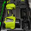 Leaf Blower Cordless - Lightweight Electric Handheld Blower with Battery and Charger, 3 Speed Mode, Blowers for Lawn Care, Patio Cleaning, Dust Cleaner, Snow Blower (Green)