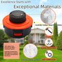 Quintillus H02 Weed Eater Head Universal Trimmer Head String Trimmer Head Bump Feed Weed Wacker Head Grass Trimmer Head Replacement for Weed Warrior, Echo, Husqvarna, Comes with .095 Trimmer Line