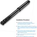 Shocks Absorbers,ECCPP Set of 2 Rear Shock Strut Kits Compatible with 2005-2015 for Chevy Silverado 1500,2007 2008 2009 2010 2011 2012 2013 2014 2015 for GMC Sierra 1500 345074 911533