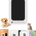2 x Paw Print Kit for Dogs, Inkless Clean Touch 3.14.9 in, Dog Nose Print Kit with Ink Pad, Frames and Stickers, Mess-Free for Cats Puppies Kittens Memorial (Black)